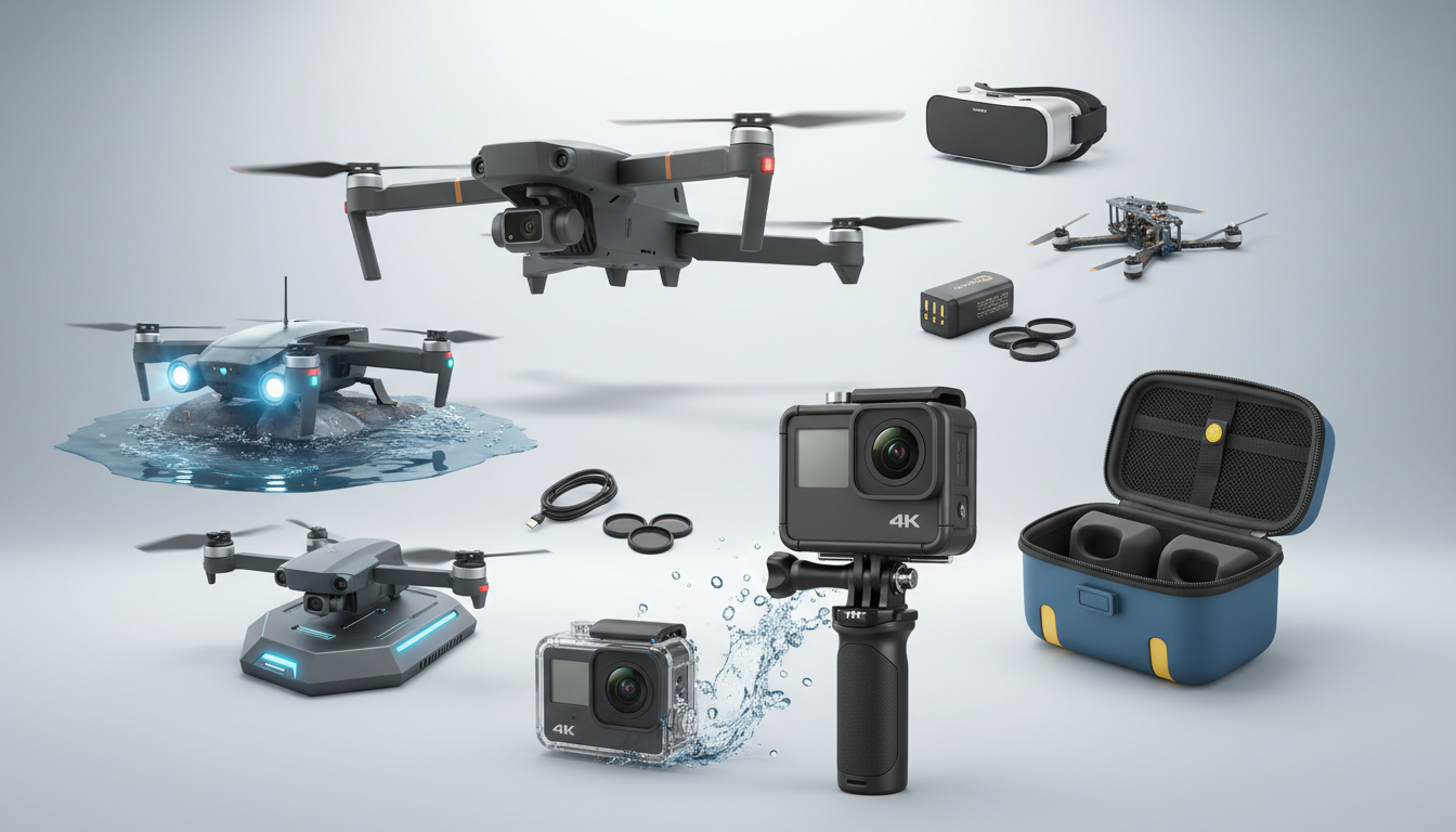 Actionkameraer & Droner