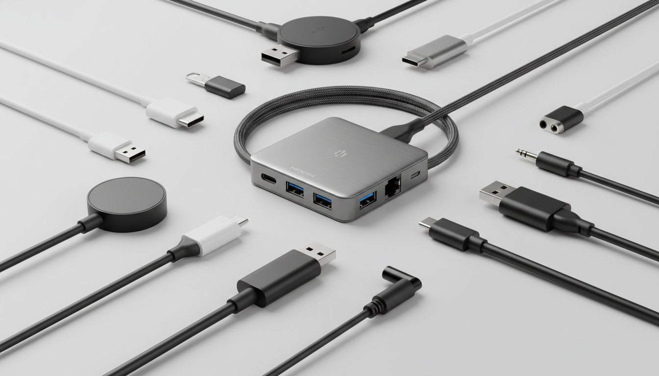 USB-hubs og dongles